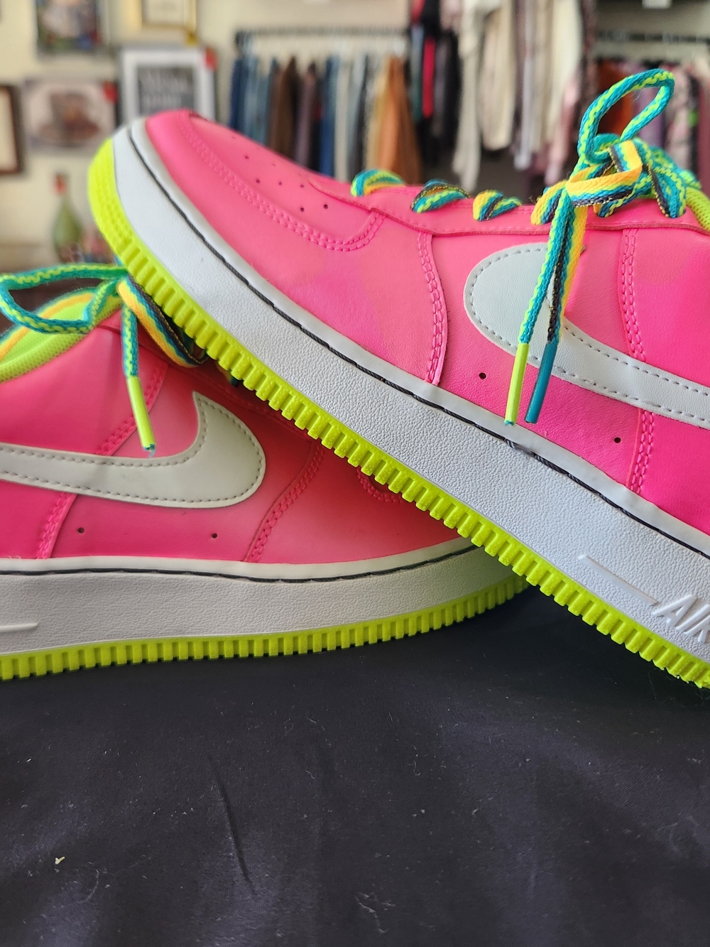 Nike Air Force 1 "Pink Blast Volt"
